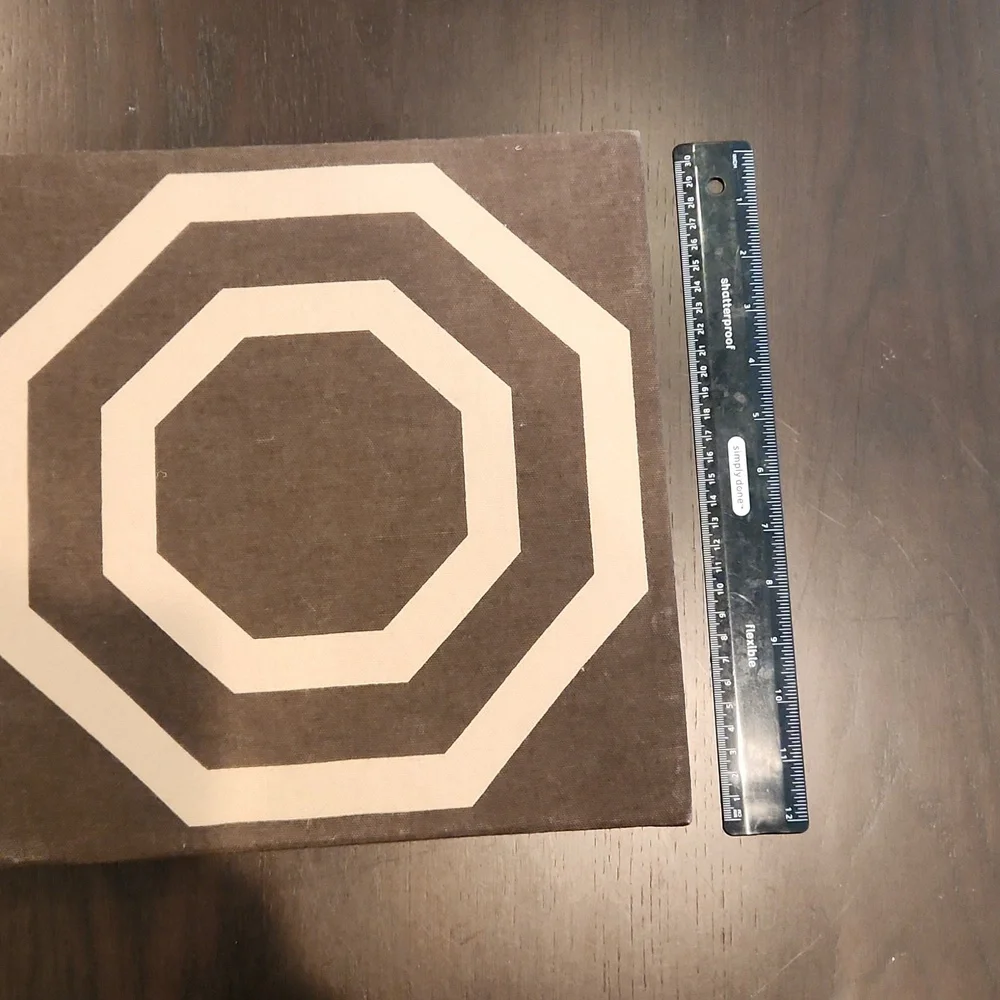 West Elm Double Octagon Decorative 12x12 Wall Art